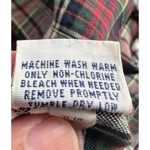 Ralph Lauren Men's Long Sleeve Button Down Shirt Blue Red Green Plaid Size S - Picture 6 of 10